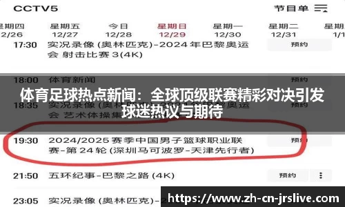 体育足球热点新闻：全球顶级联赛精彩对决引发球迷热议与期待